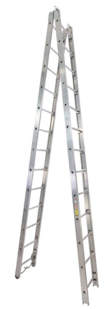 Duo-Safety 1275-FR Series Aluminum Folding Roof Ladders (8' thru 16')