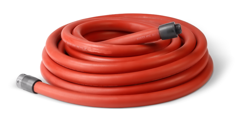 High Pressure Rubber Booster Hose with 1"  NH (NST) Couplings