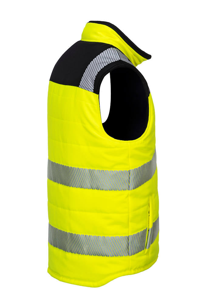 PW374 - PW3 Hi-Vis Reversible Vest Yellow/Black