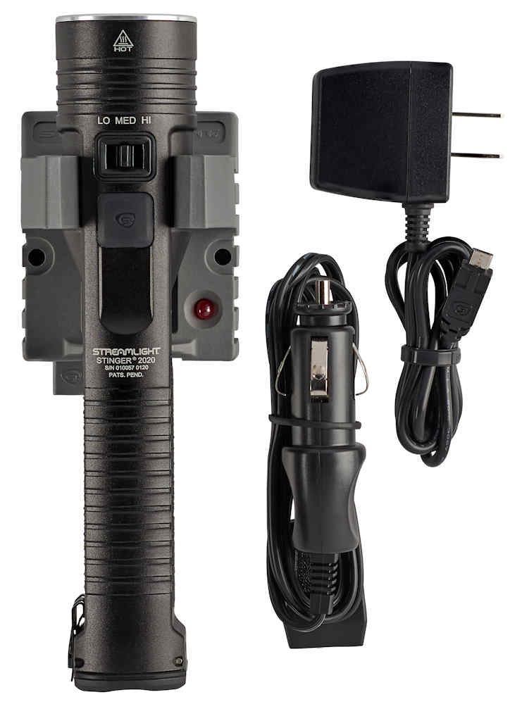 Streamlight Stinger 2020 Rechargeable Flashlight with 120VAC/12VDC1 Charger Streamlight Stinger 2020 Rechargeable Flashlight with 120VAC/12VDC1 Charger