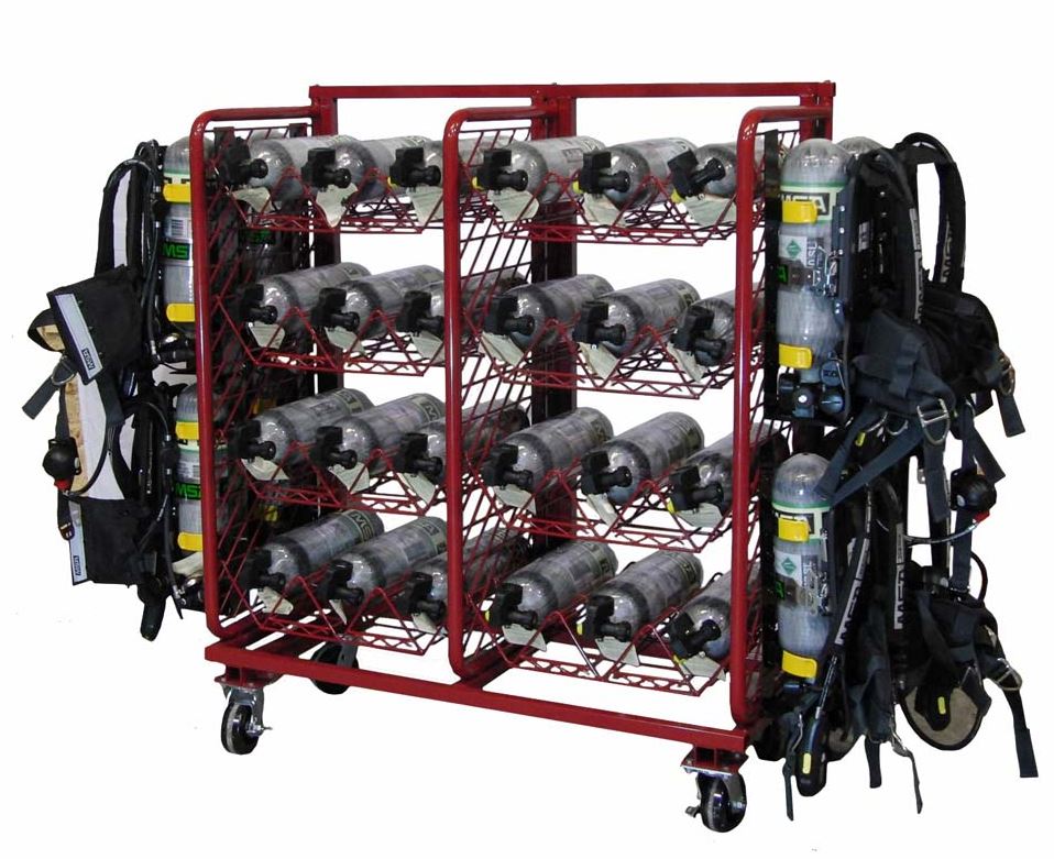 To Unit Scba Rack Ready Rack SCBA Storage Systems | Fire-End & Croker