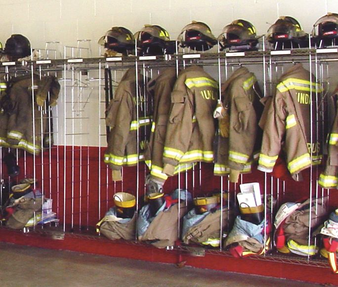 Ready Rack New Tech Wall Mounted Gear Storage | Fire-End & Croker