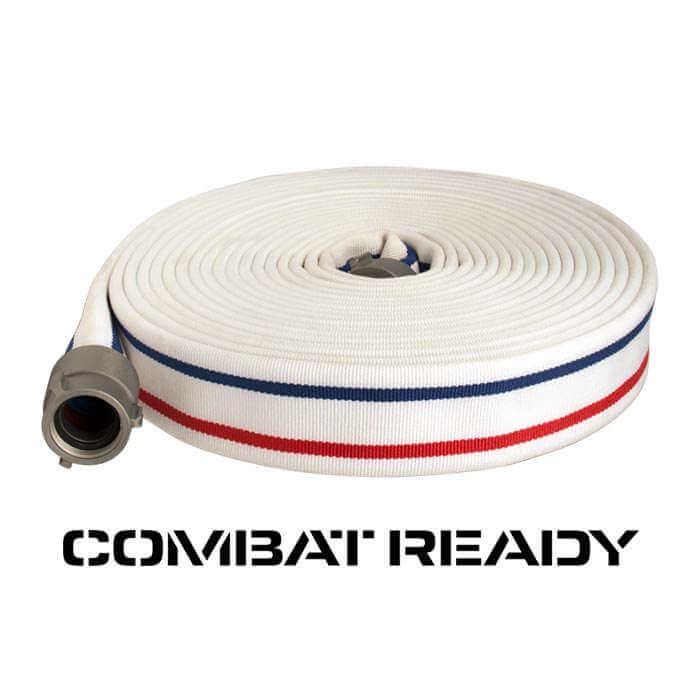 Key Fire Hose Combat Ready Attack Hose- (Red/Blue Stripes)