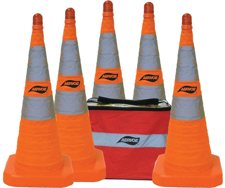 Aervoe 28" Safety Cone - Collapsible Kit 5-Pack