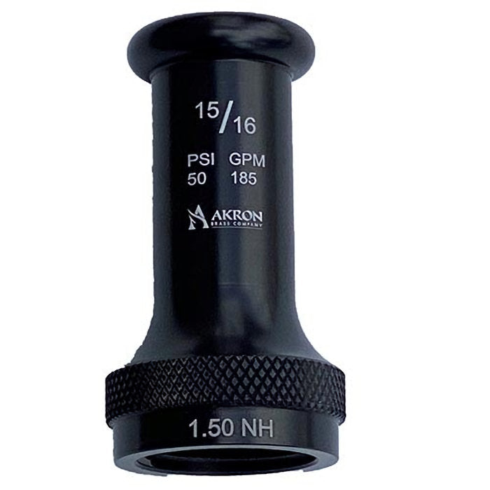 1499 Akron Plain Tip for Smooth Bore Nozzle - 1.5" Inlet, Pyrolite