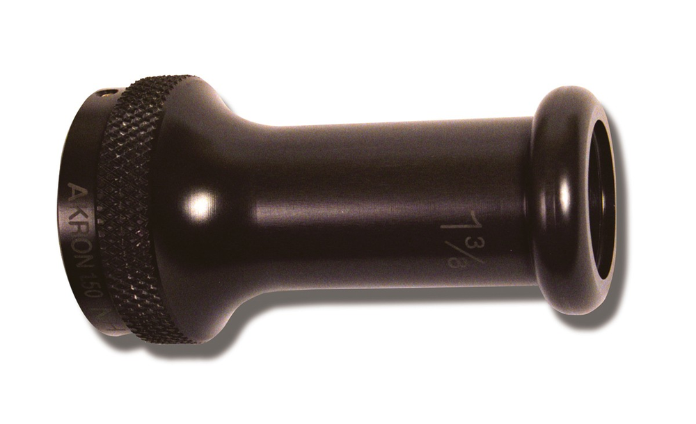 1445 Akron Blitz Tip Shutoff with Pistol Grip and Straight Tip, 1.5" Inlet