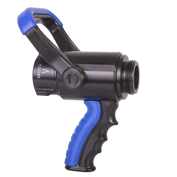 2127 Akron 1.5" x 1.5" Shutoff with Pistol Grip and Nozzle Color Clip Kit