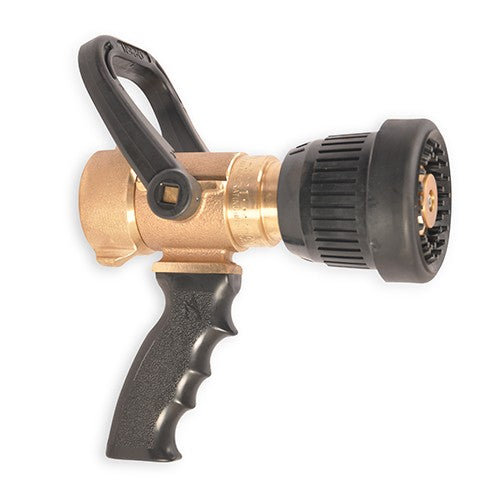 3021 Akron 1.5" Brass Fog Nozzle with Pistol Grip