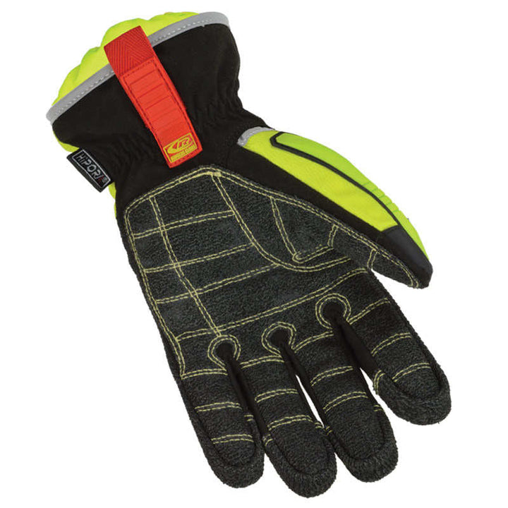 Ringers Barrier 1 Extrication Gloves, Hi Vis Green