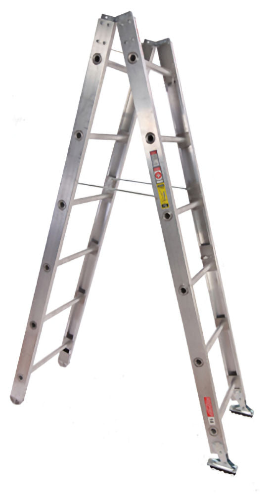 Duo-Safety 35-B Series Aluminum Combination Jackknife A and Single Ladders