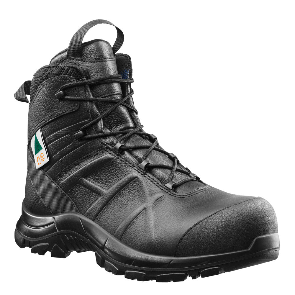 Haix Black Eagle Safety 55 Mid Side Zip Shoes - Side View