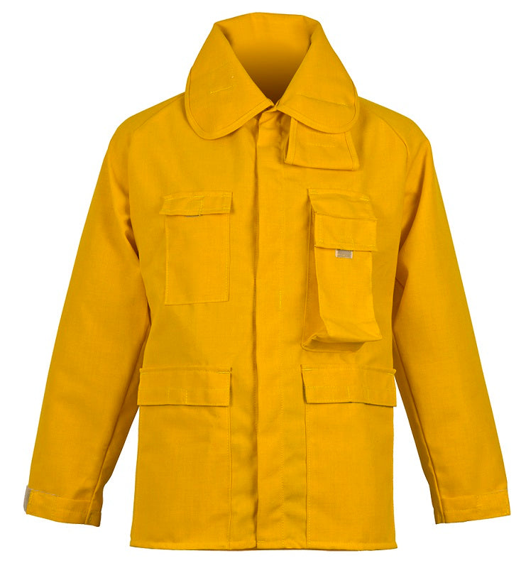 CrewBoss Brush Coat- 6.0 oz Nomex Yellow