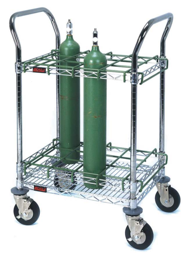 Ready Rack EMS Oxygen Cart