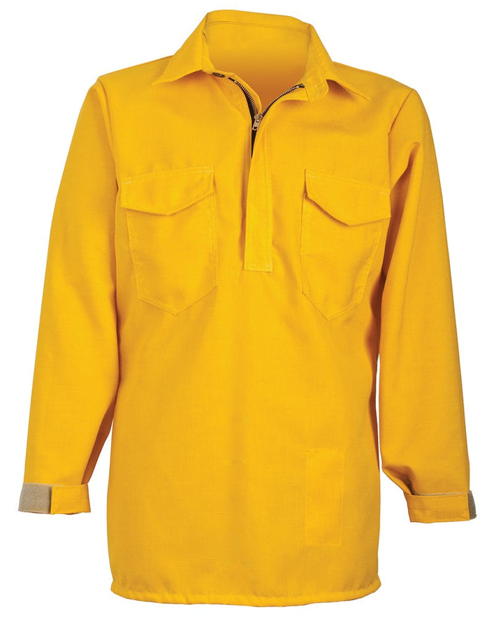 CrewBoss Hickory Brush Shirt — 6.0 oz Nomex Yellow