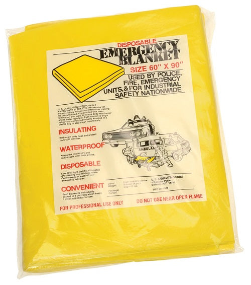 Junkin Disposable Emergency Blanket