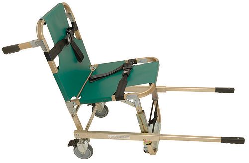 Junkin Evacuation Chair with Extended Handles & Four Wheels JSA-800-EHW