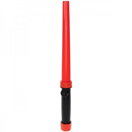 Nightstick NSP-1632 Traffic wand - Red Lens / Black Handle - 3 AAA Batteries