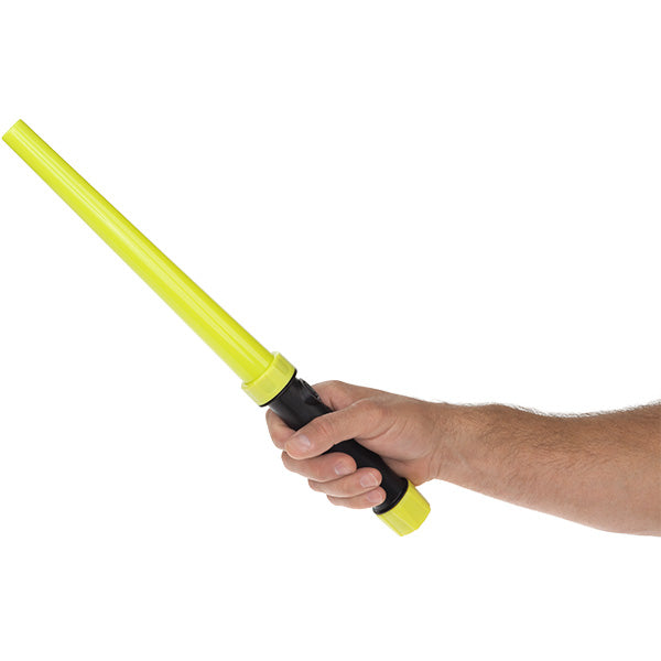Nightstick NSP-1634 Traffic wand - Yellow Lens / Black Handle - 3 AAA Batteries