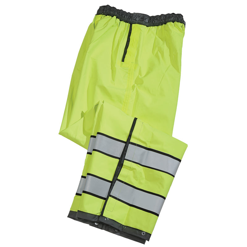 Gerber Pro Dry Rain Pants Reversible - Black Lime Yellow