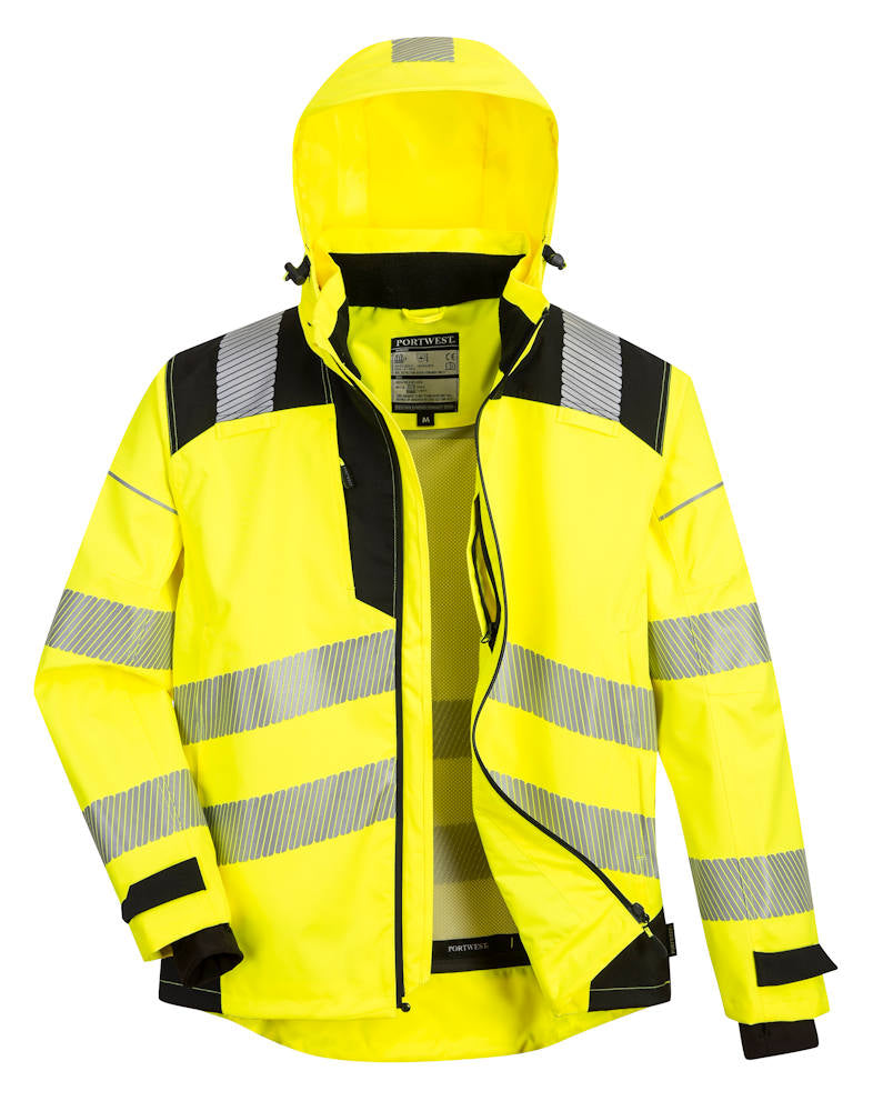 PW360 - PW3 Extreme Breathable Rain Jacket Yellow/Black