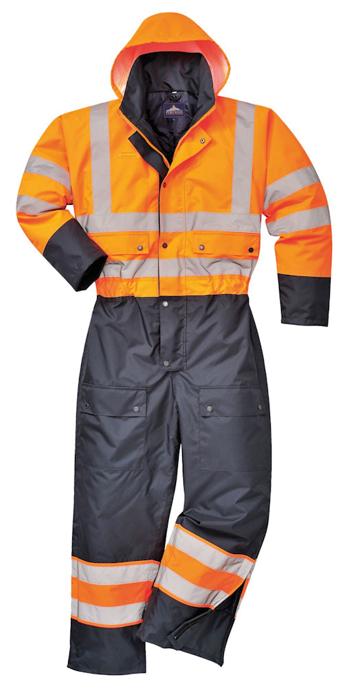 Hi-Vis Contrast Coverall (Lined)