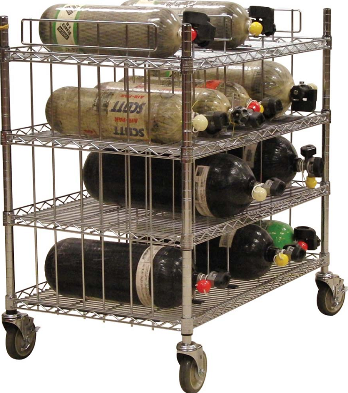 Ready Rack SCBA Mobile Bottle Cart