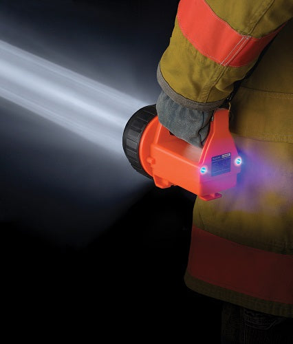 vulcan streamlight flashlight 44450 Fire 180-Lumen Flashlight, Orange | 180 lumens; quick-release shoulder strap; dual rear safety LEDs; multi-mode lighting; IPX-rated water resistant ensuring reliable performance in the harshest environments Streamlight Vulcan 180 Rechargeable Lantern