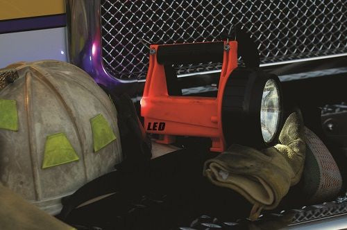 vulcan streamlight flashlight 44450 Fire 180-Lumen Flashlight, Orange | 180 lumens; quick-release shoulder strap; dual rear safety LEDs; multi-mode lighting; IPX-rated water resistant ensuring reliable performance in the harshest environments Streamlight Vulcan 180 Rechargeable Lantern