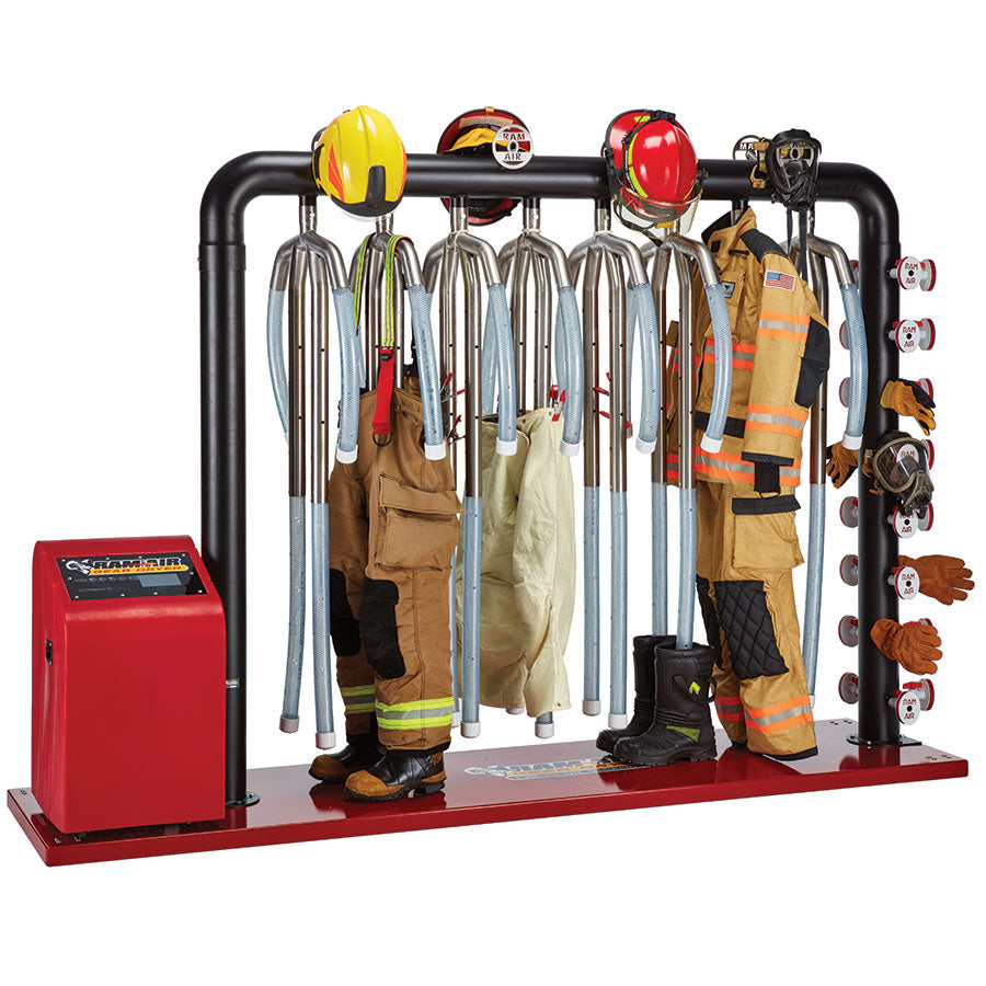 Ram Air 8-Unit Ambient and Heated Air Turnout Gear Dryer