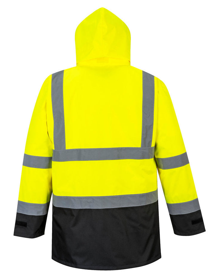 Hi-Vis 5-in-1 Executive Jacket- Yellow/Black