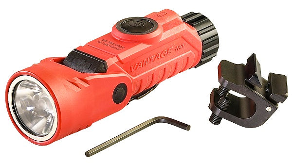 angled usb rechargeable flashlight Vantage 180 X USB Helmet/Right Angle Multi-Function Flashlight with USB Rechargeable Lithium Battery