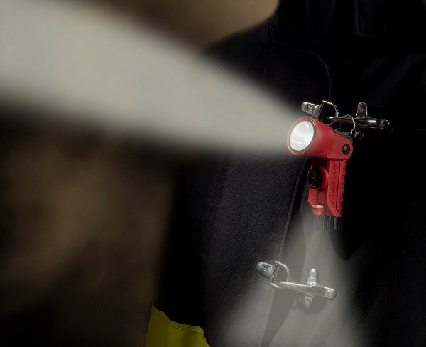 Vantage 180 X USB: Helmet/Right-Angle Multi-Function Flashlight