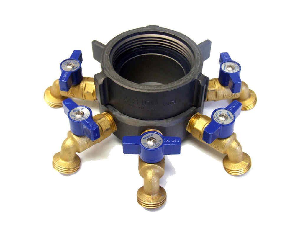 Action Coupling Bear Claw Manifold- NH (NST) x GHT