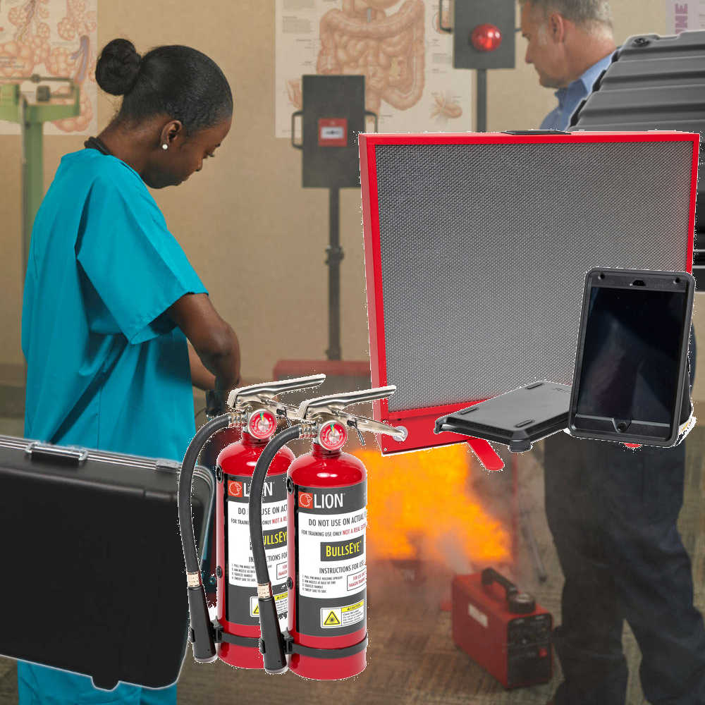 BullsEye Digital Fire Extinguisher Training System ‐ Ultimate Package